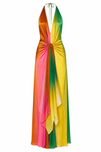 The Sunset Halter Maxi Dress
