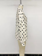 Polka Dot Button-Up Shirt