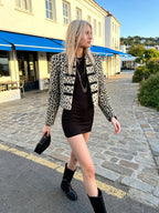 Romy Snow Leopard Jacket