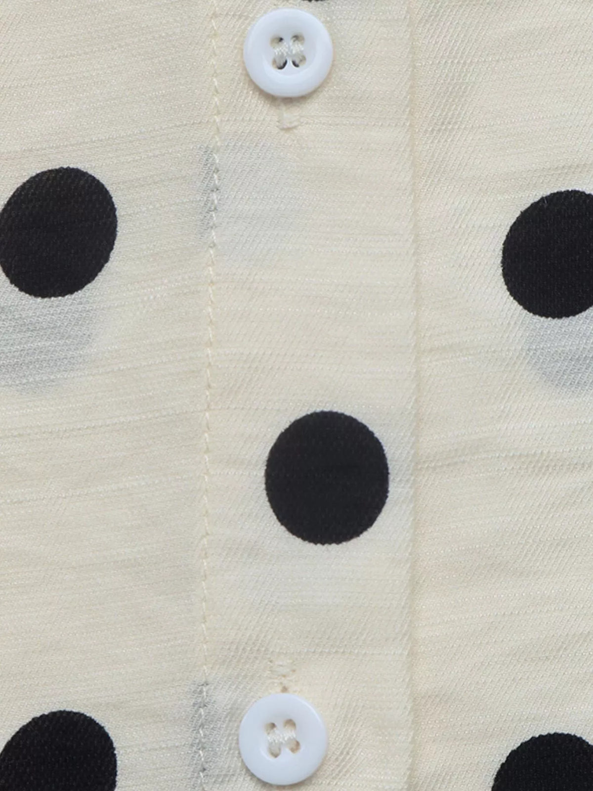 Polka Dot Button-Up Shirt