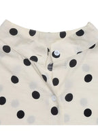 Polka Dot Button-Up Shirt