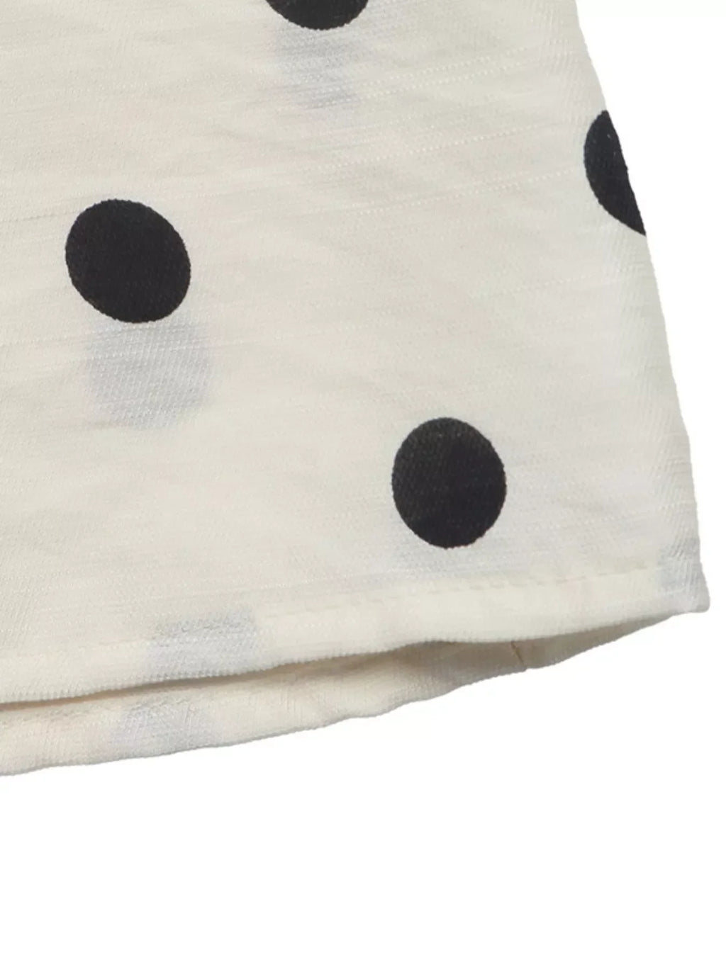 Polka Dot Button-Up Shirt
